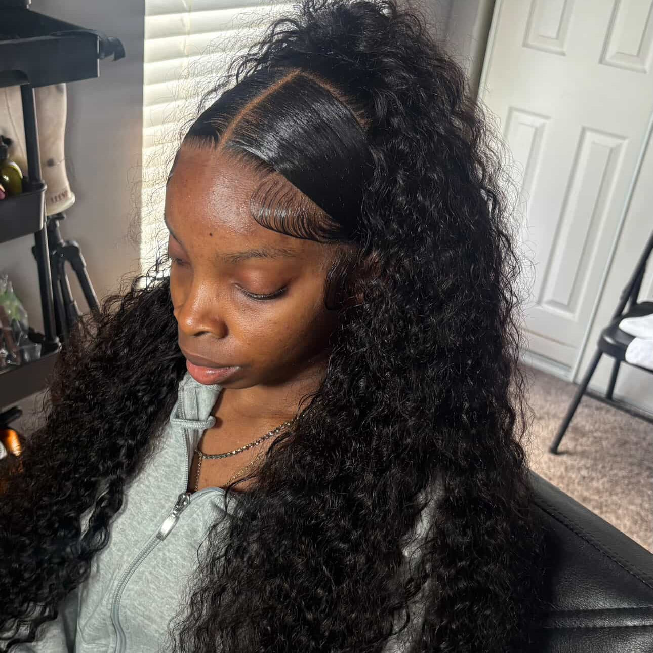 transparent 13x4 curly units