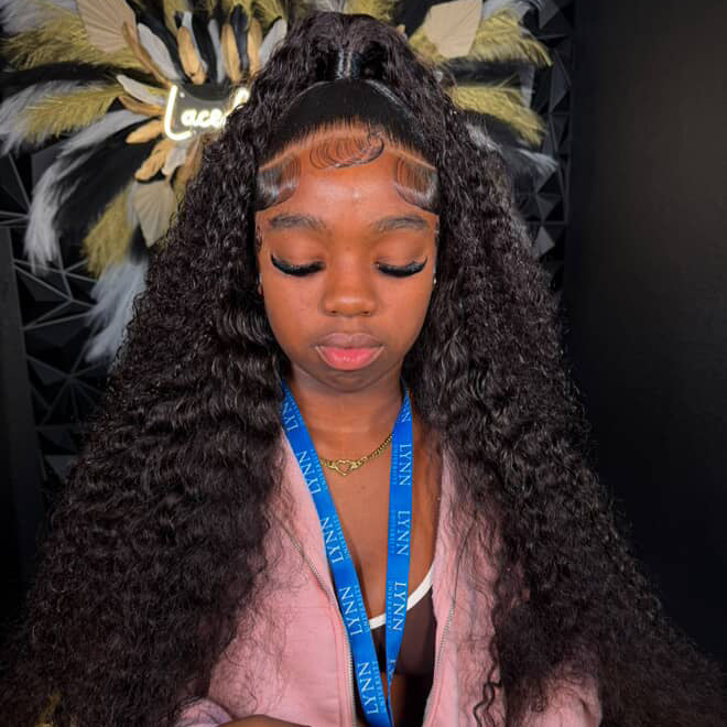 transparent 13x4 curly units