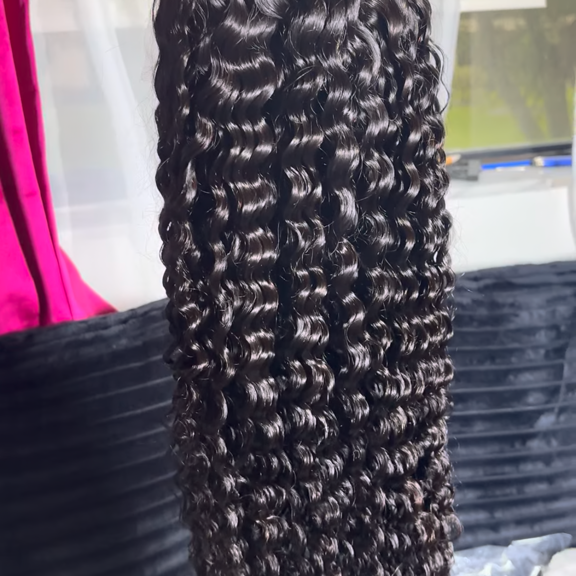 Transparent 13x6 curly units