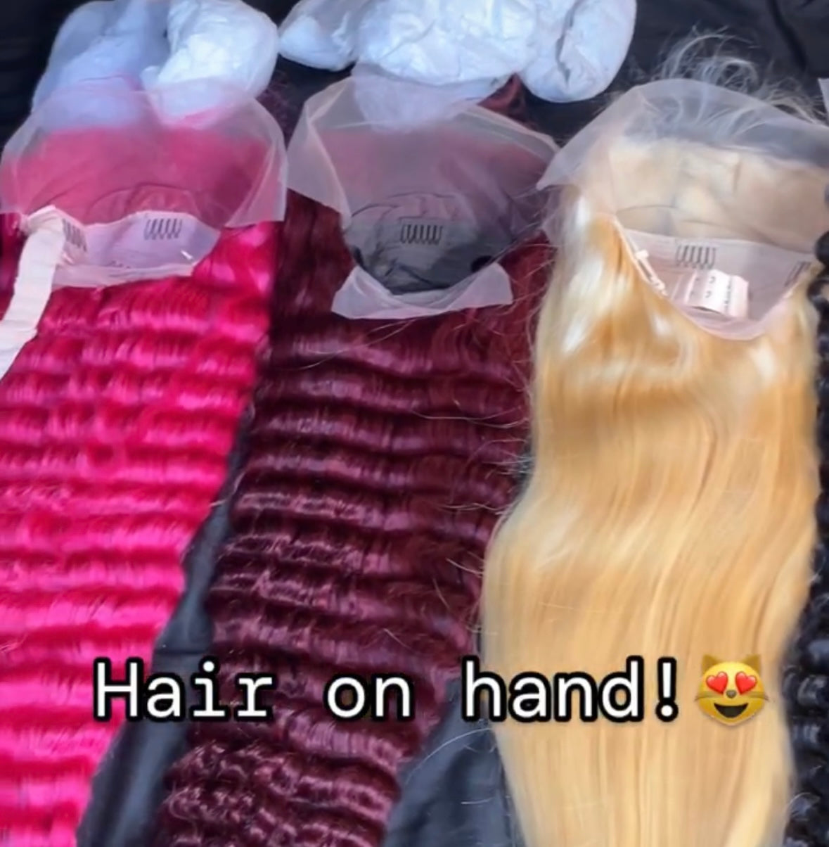 Hair on hand/ ready to ship