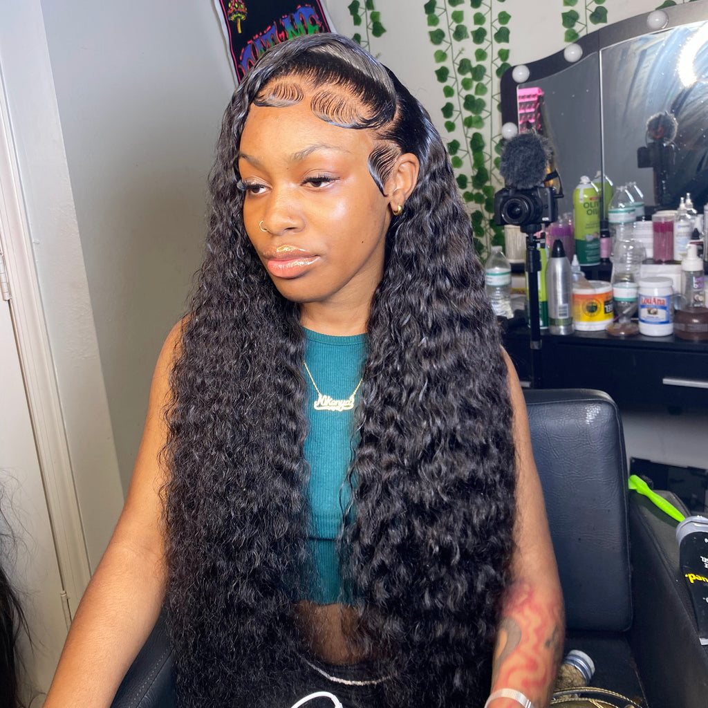 transparent 13x4 curly units